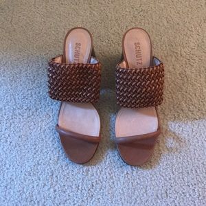 Schutz Summer Block Heels